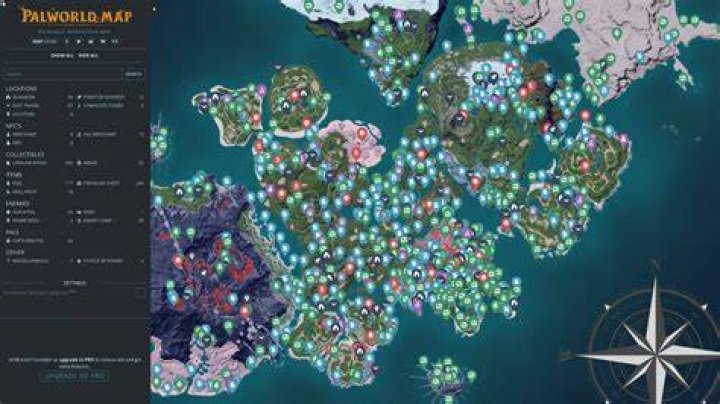 Palworld Interactive Map Map Genie